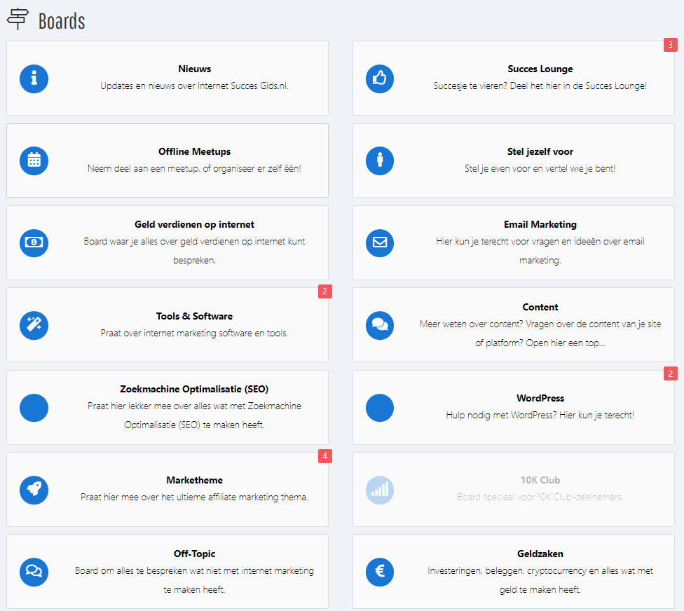 De Boards van De Affiliate Marketing Revolutie